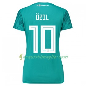 Divisa di Calcio Germania Özil 10 Donna Trasferta Mondiali 2018